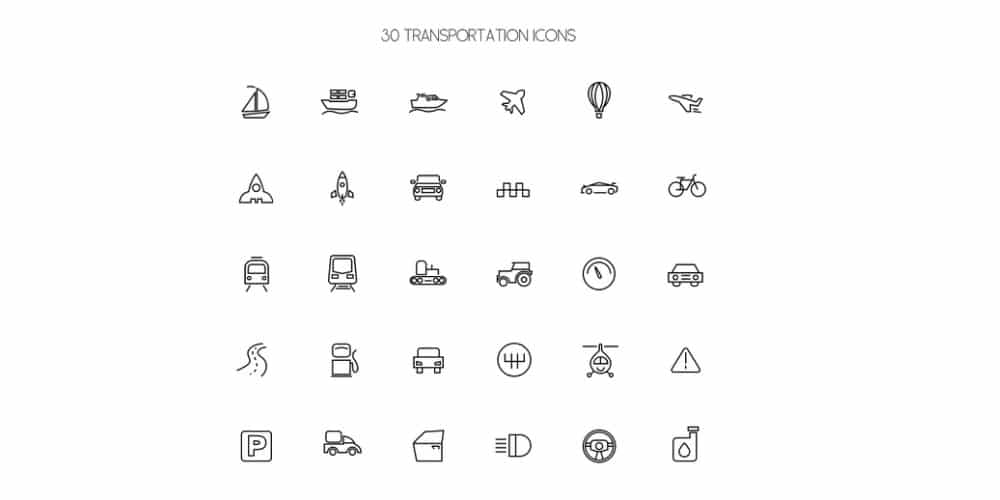 Free Transport Icons