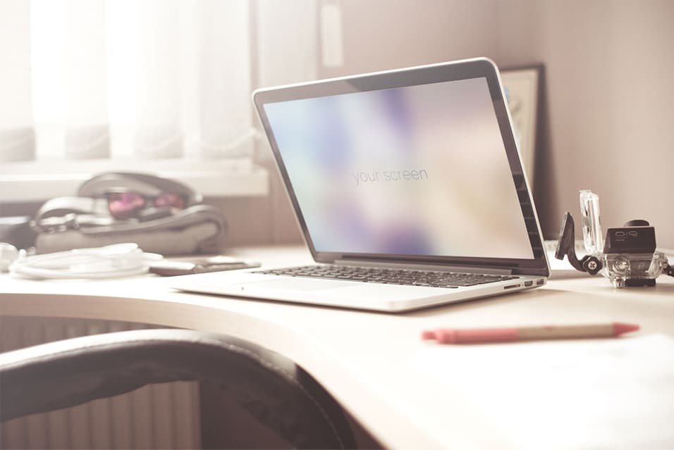 Macbook photorealistic mockups