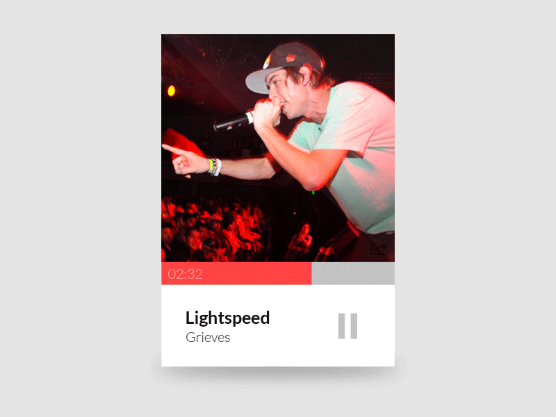 Music Player PSD