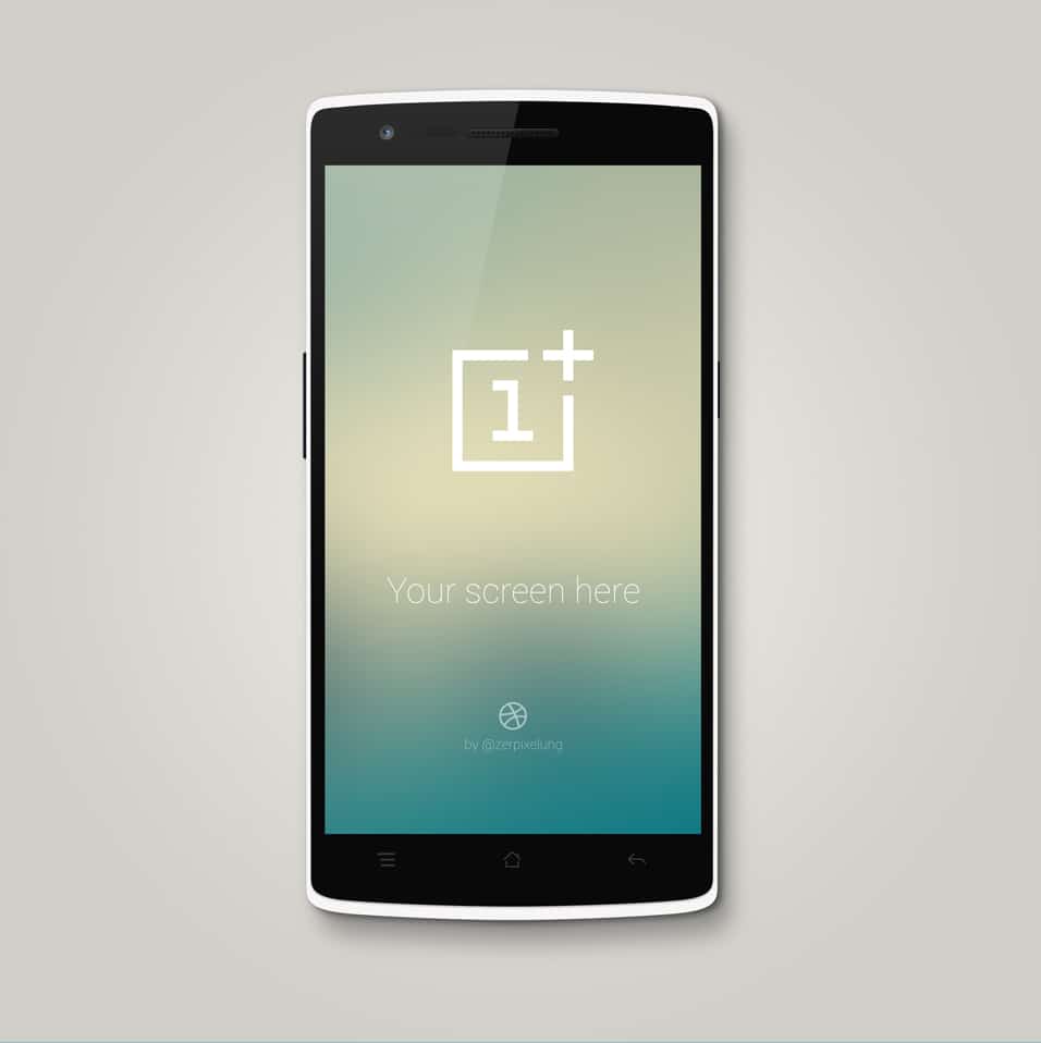 OnePlus One Mockup PSD