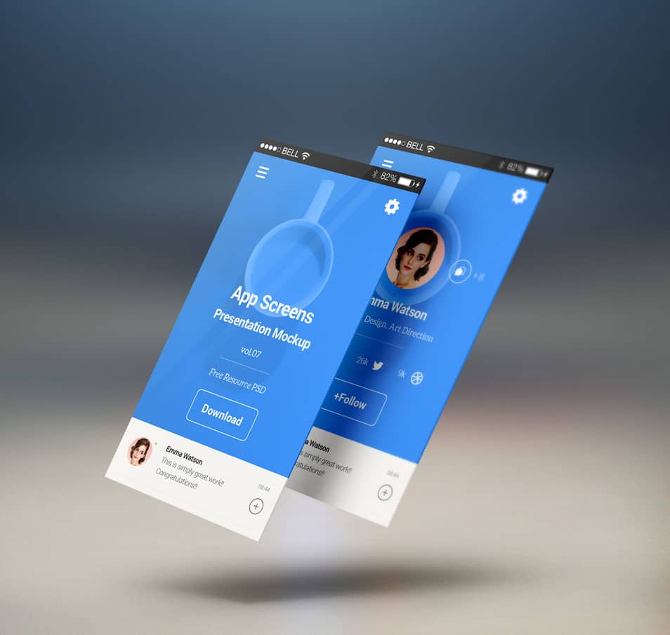 Perspective App Screens Mock-Up 7