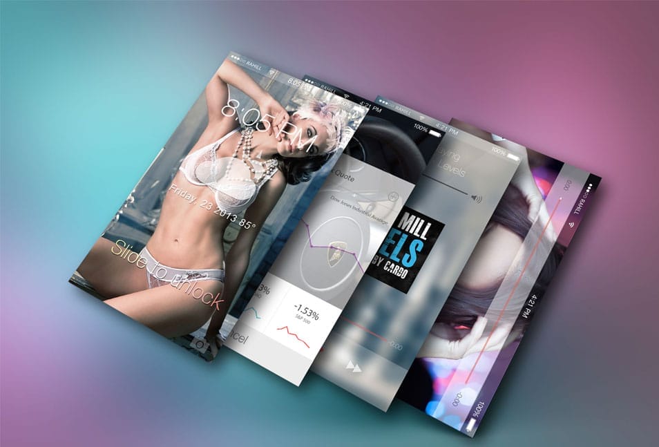 Perspective Screen MockUp Vol. 2