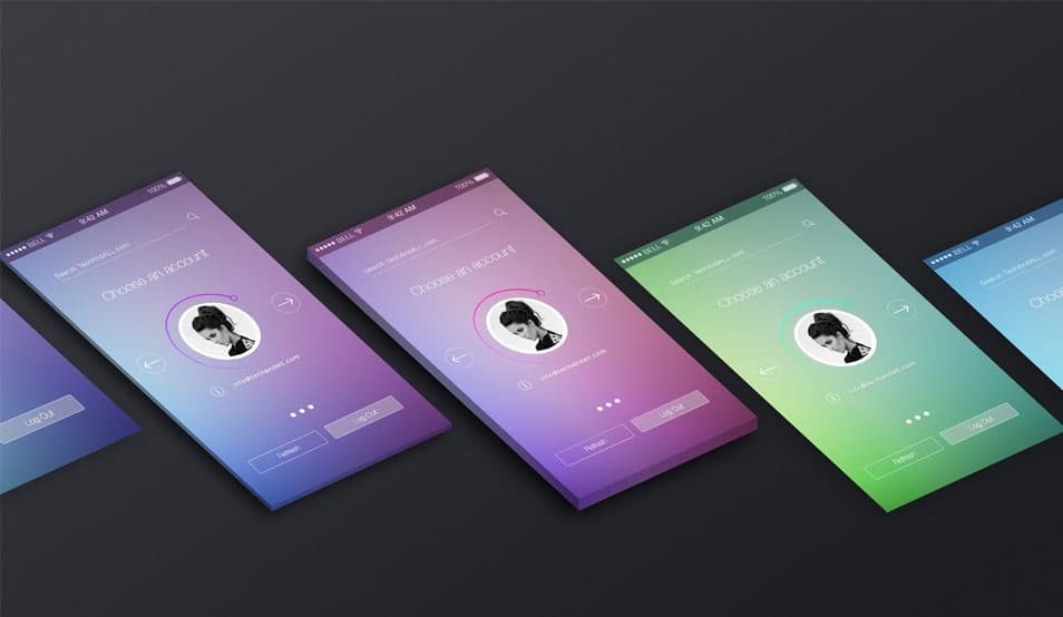 Perspective Screen MockUp Vol. 3