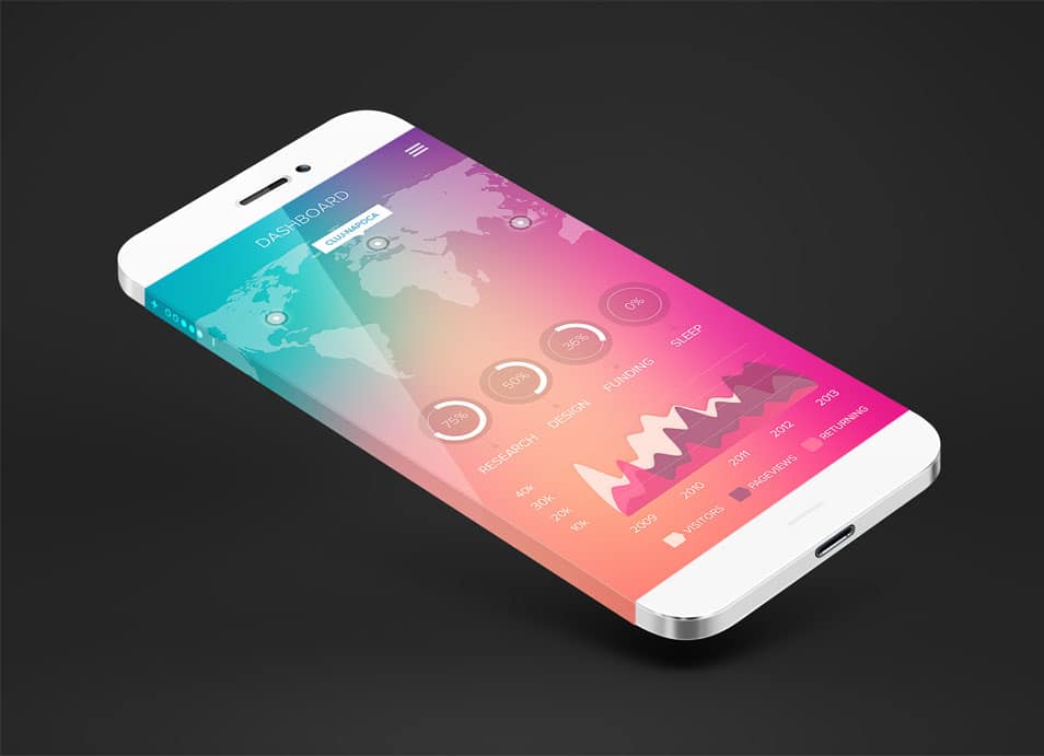 Stats iOS 7 style - iPhone 6