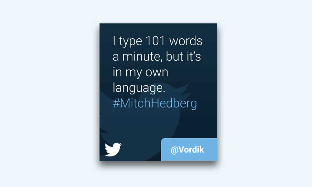 Twitter Widget Free PSD