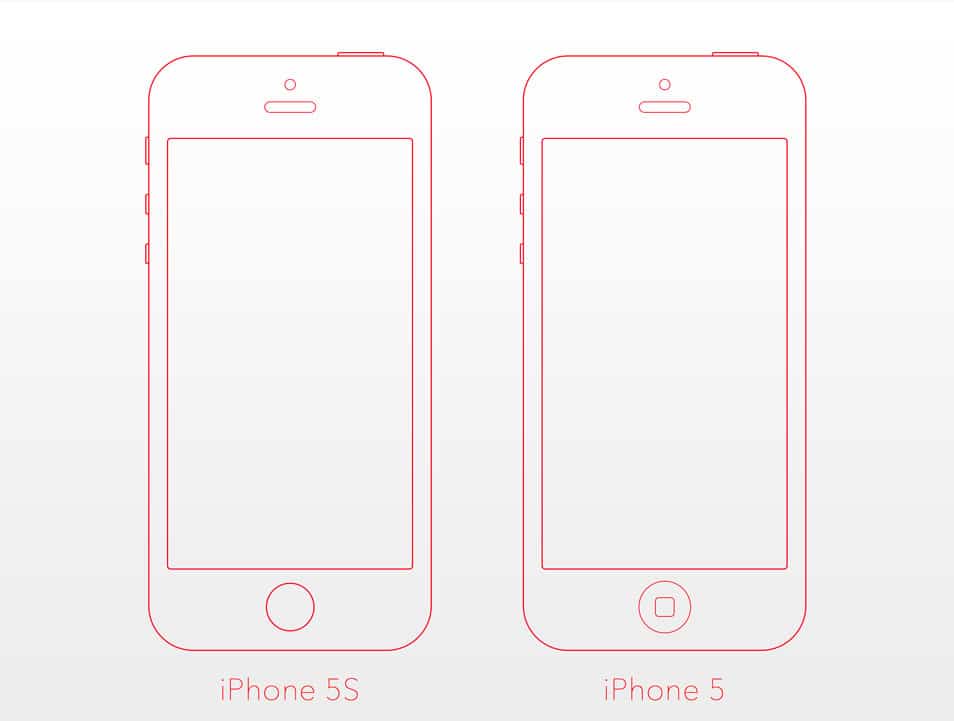 iPhone 5/5S Mockup