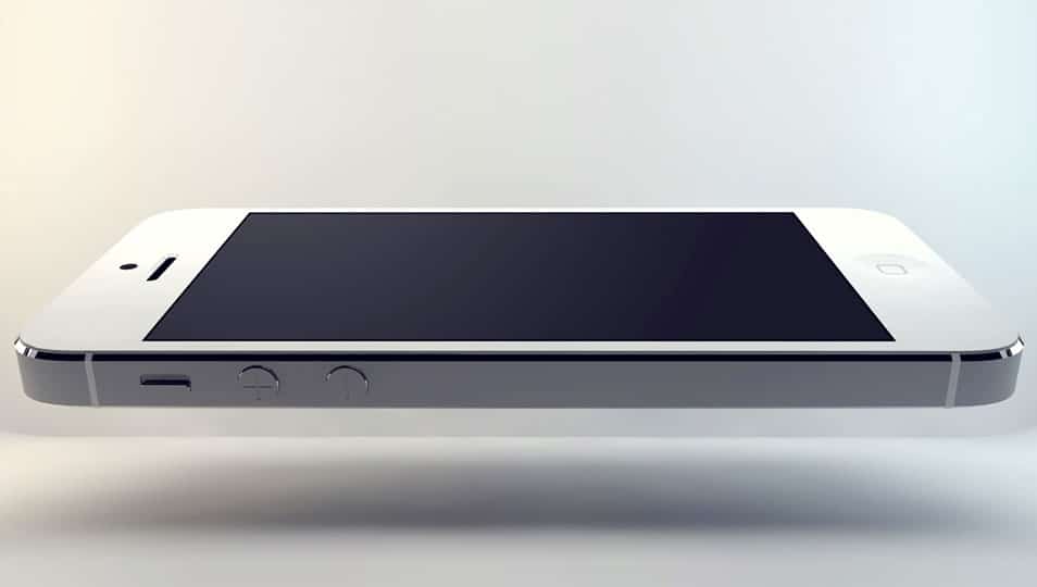 iPhone 5 Levitation Mockup PSD