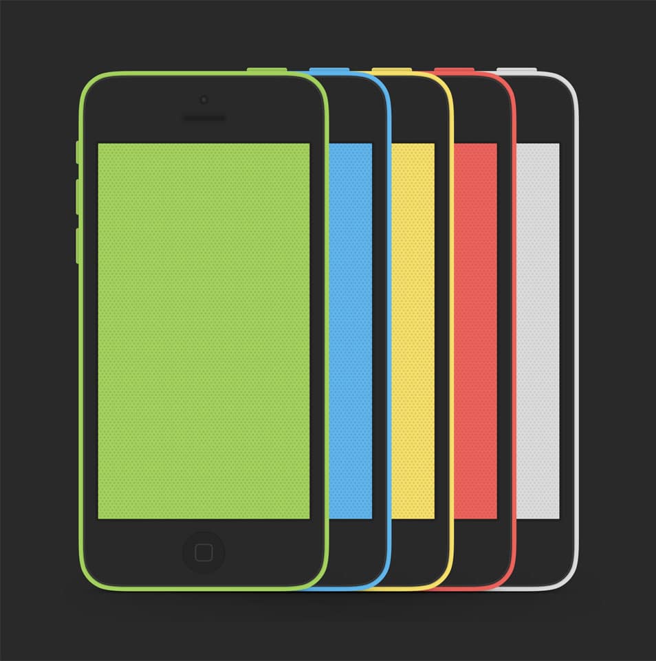 iPhone 5C Mockup