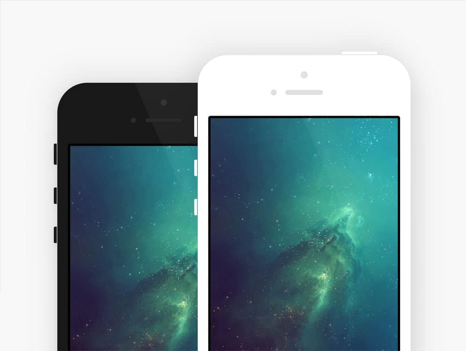 iPhone 5S Minimal Mockup
