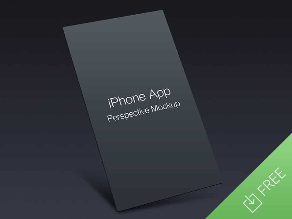 iPhone App Perspective Mock-up
