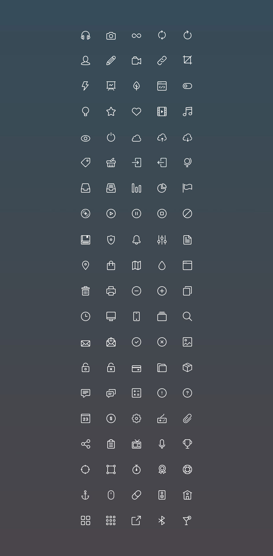 100 Buddha Line Icons Complete