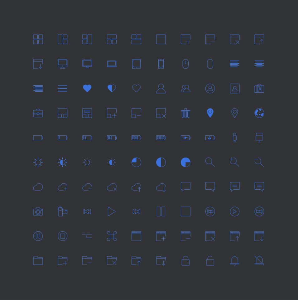 100 Free Icons