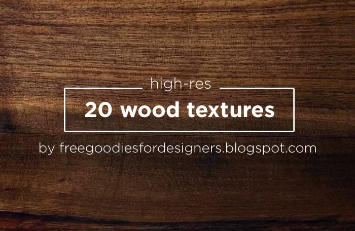 20 High Res Wood Textures