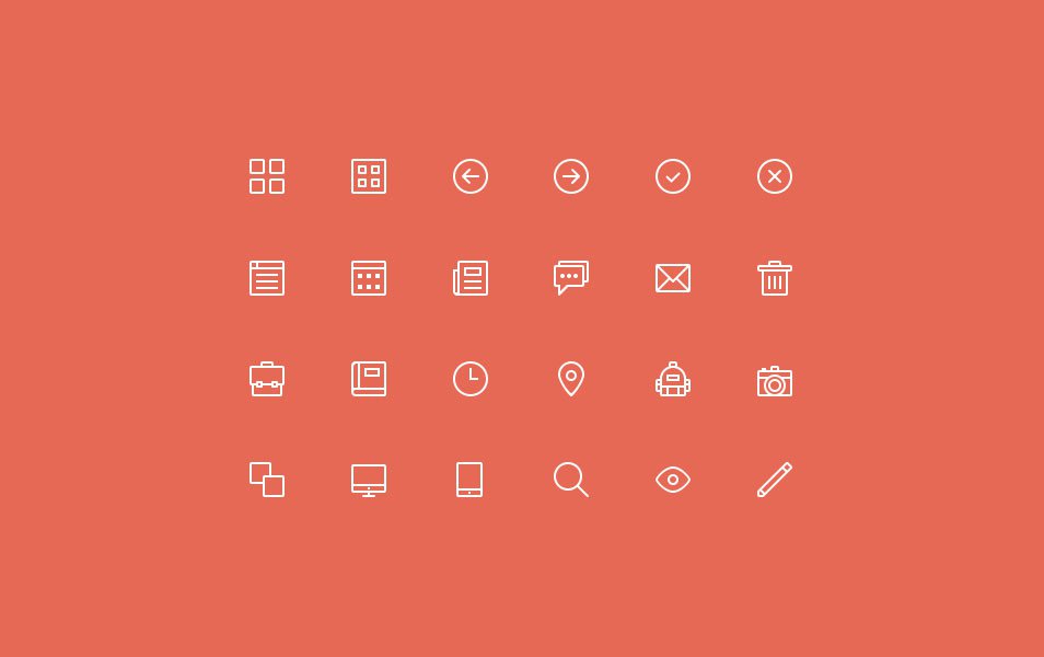 24 Free Skinny Icons