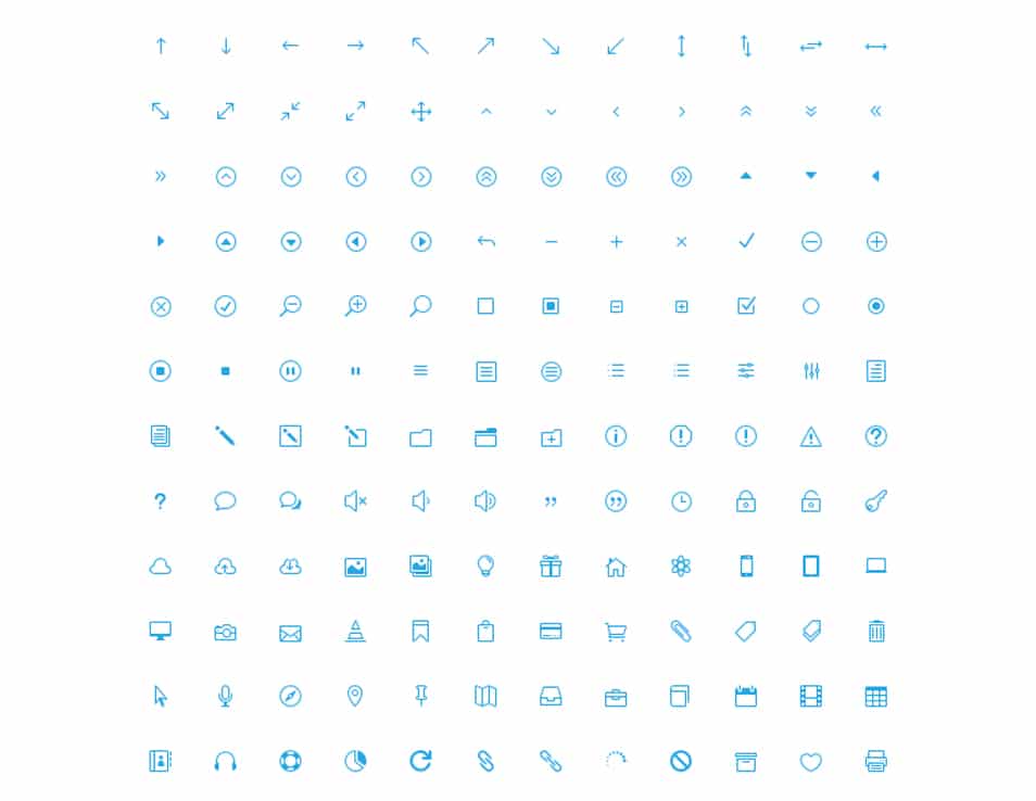 360 Free Icons (Icon Font)