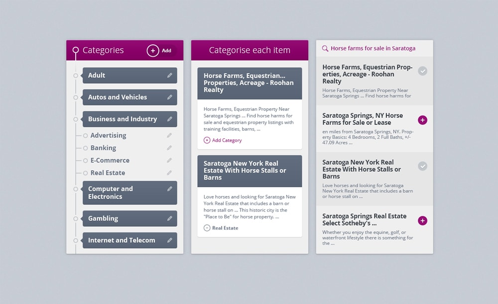 App Categories UI PSD