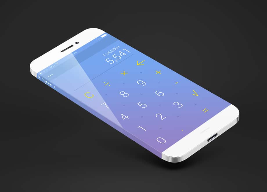 Calculator App UI PSD