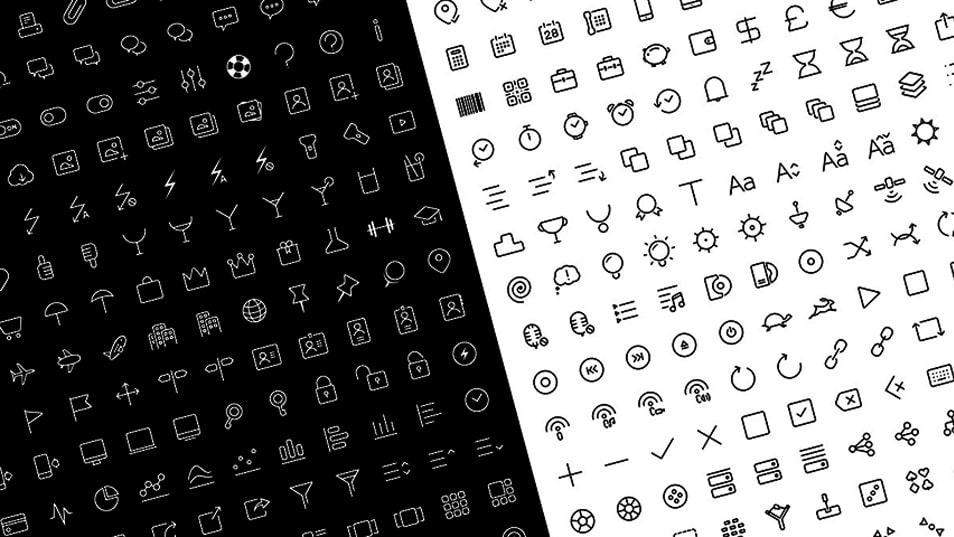 Clear Icons - Thin (Free Pack)