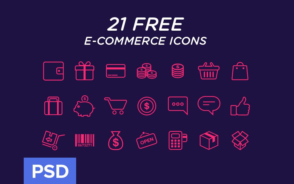 E-commerce Outline Icons