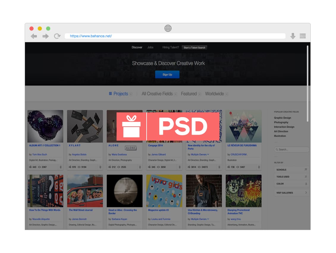 Flat Minimal Browser UI