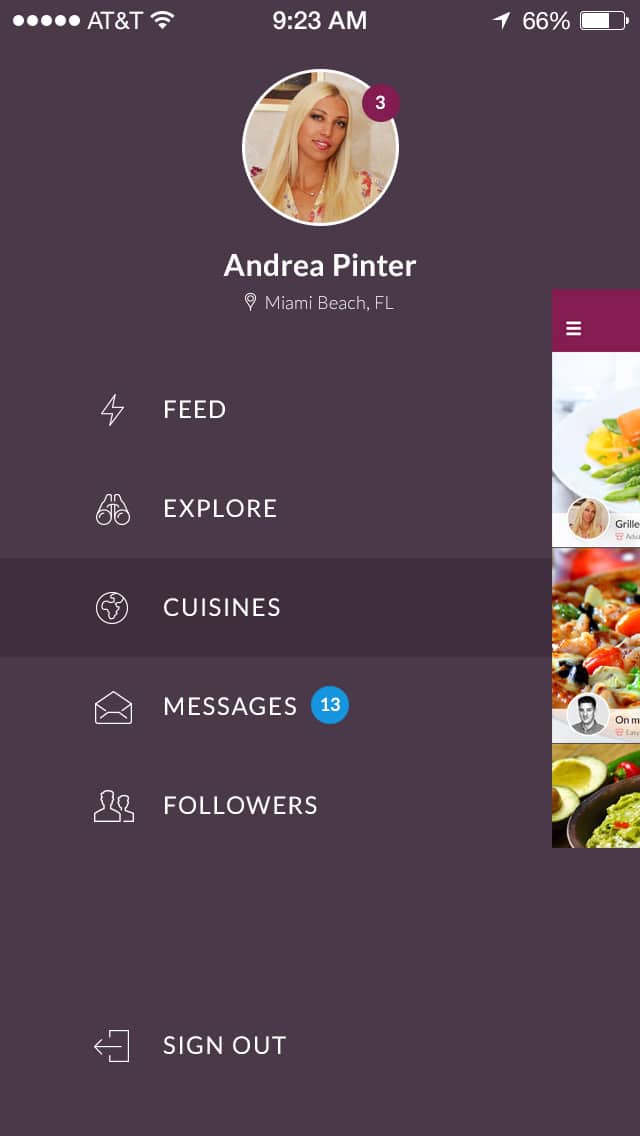 Flat Mobile App UI PSD