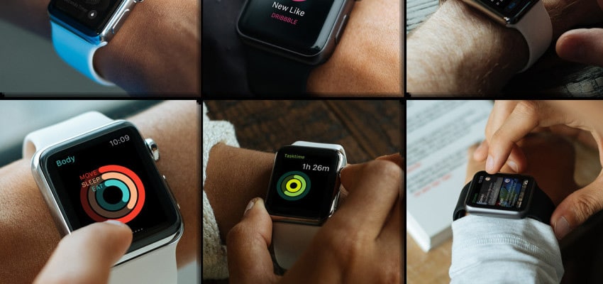 Free Apple Watch Mockup PSD