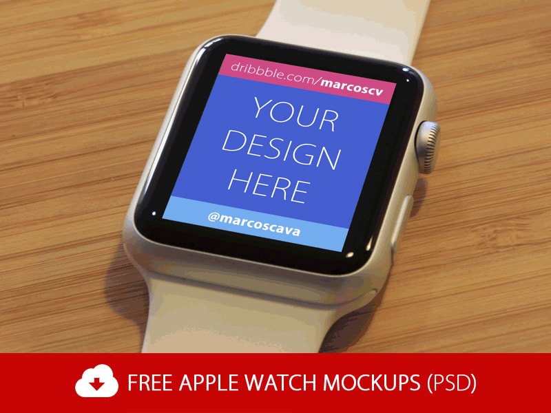 Free Apple Watch Mockups