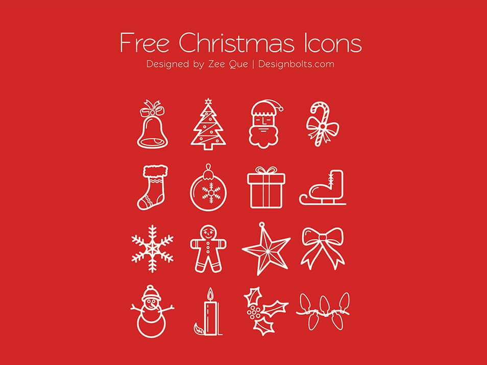 Free Christmas Icons Set