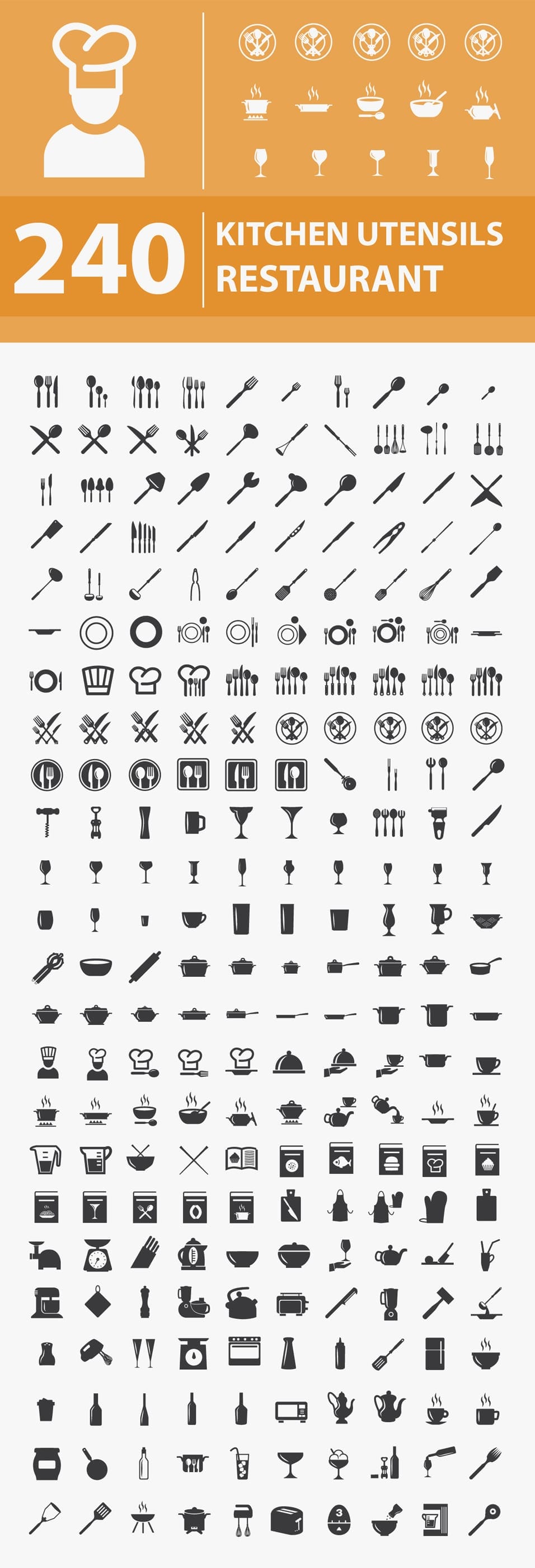Free Kitchen / Restaurant Icons