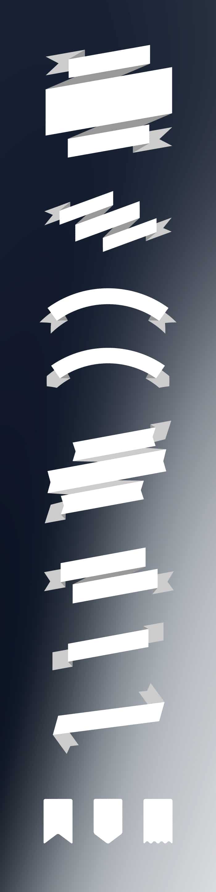 Free Vector Ribbons