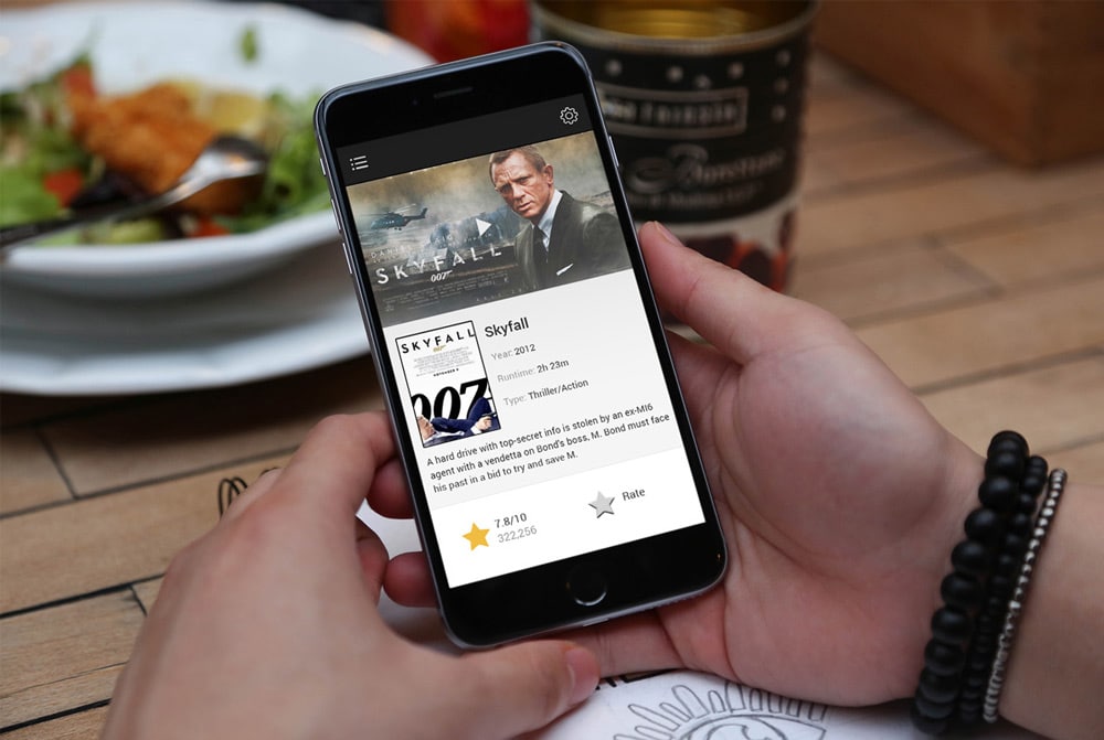 Geminy Movie App UI PSD