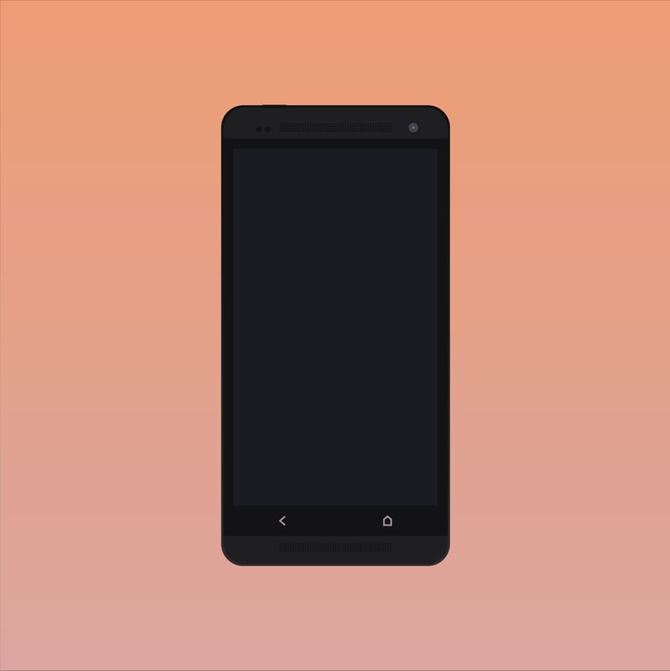 HTC One Free Mockup