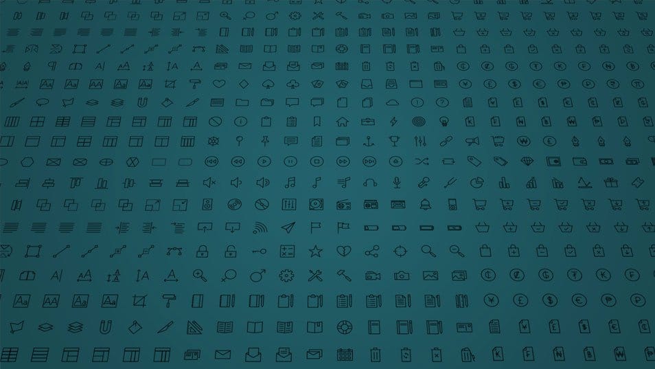 Linea: a free outline iconset