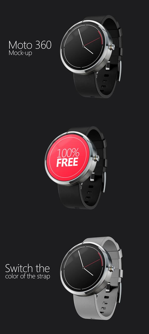 Moto 360 Mock Up