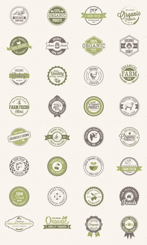 Organic Farming Mega Pack Badges
