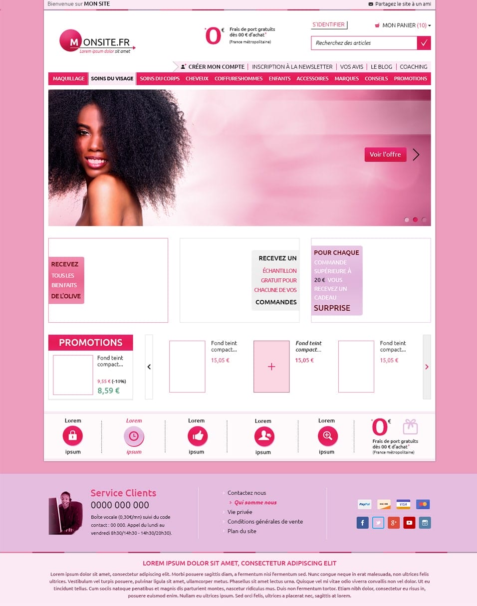 PINK - E Commerce Template