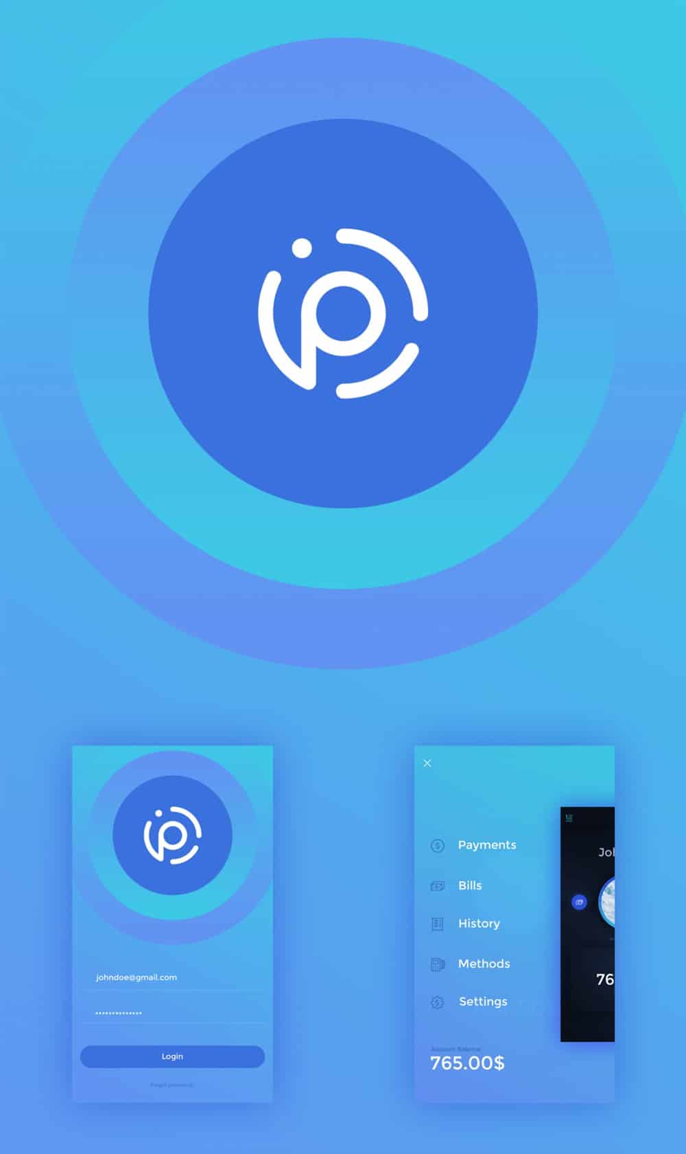 Payme Mobile App UI PSD