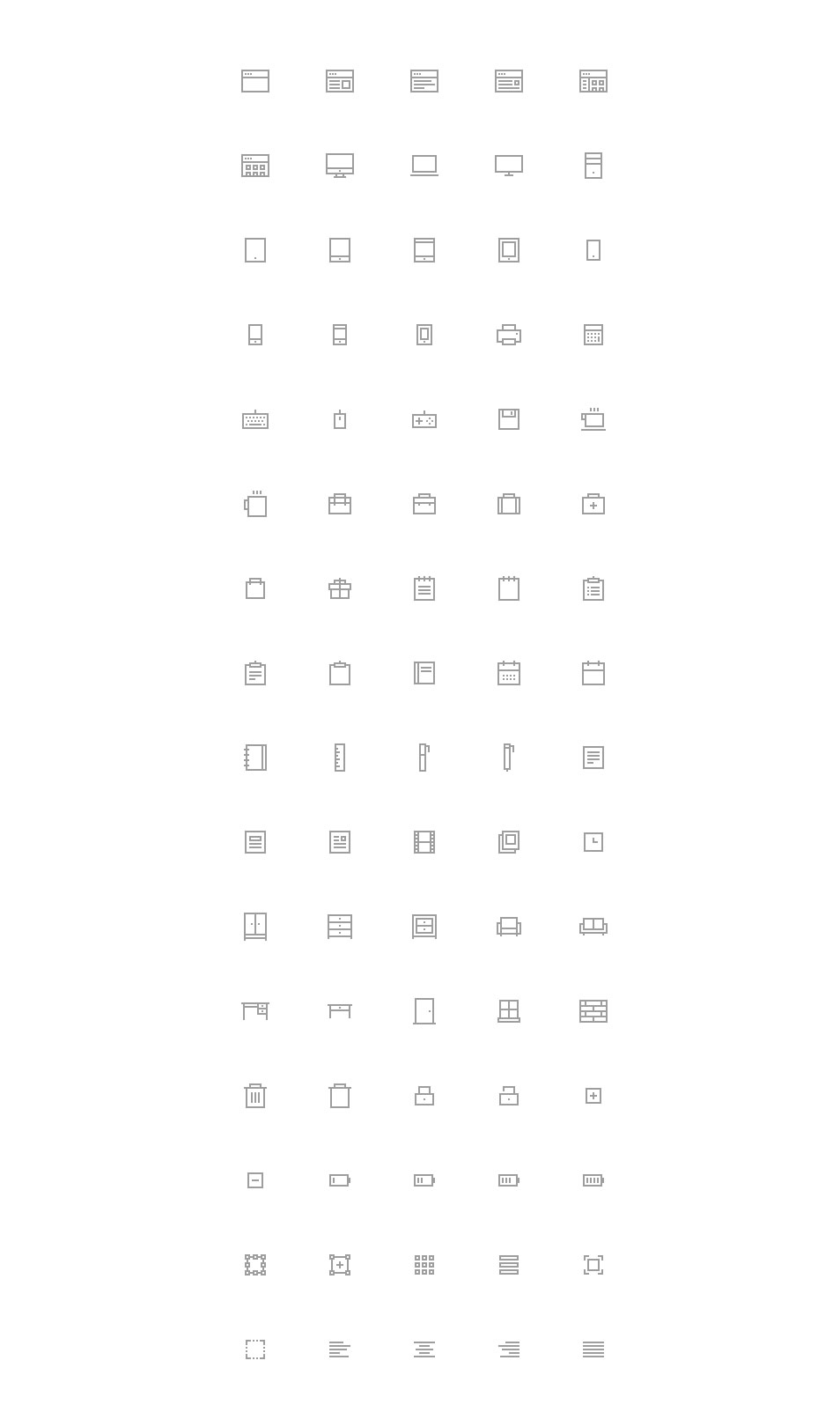 Pixelvicon Icon Set