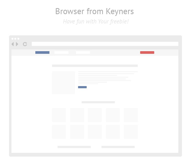 Simple Browser PSD