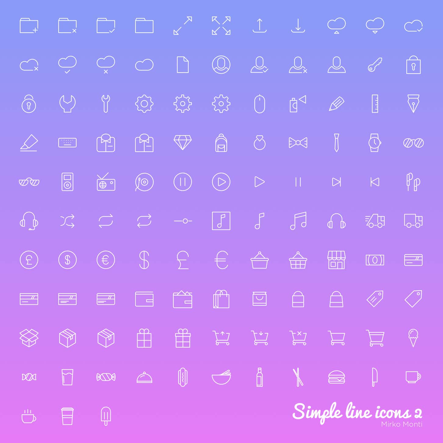 Simple Line Icons