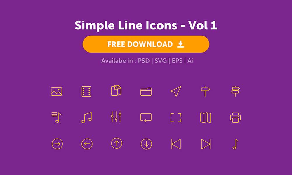 Simple Line Icons