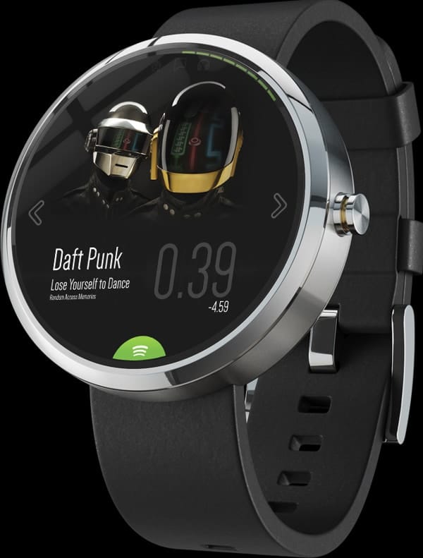 smart watch control spotify