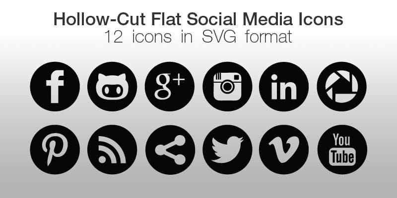 Social Sharing Vector Icons