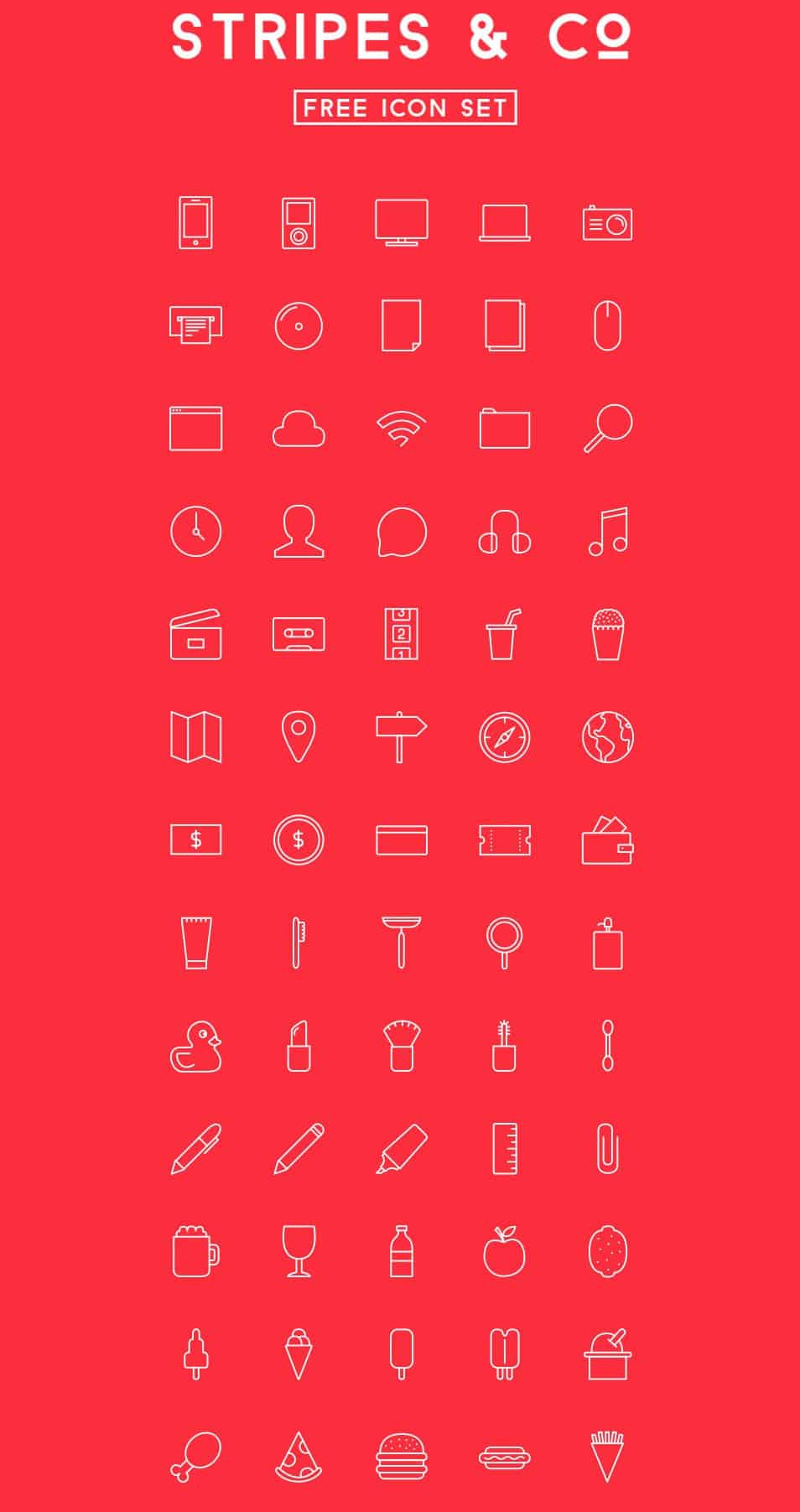 Stripes & Co - Free icon Set