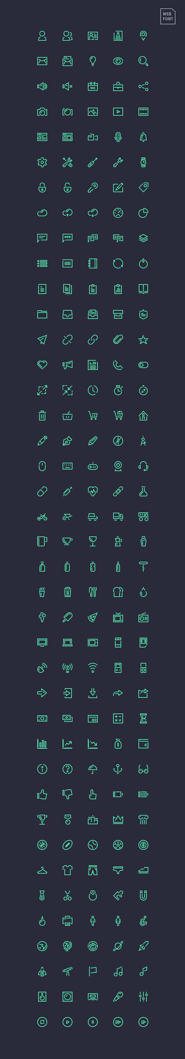 Stroke Gap Icons