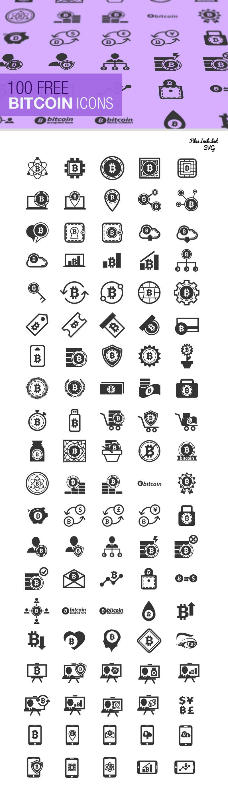 The Bitcoin Icon Set