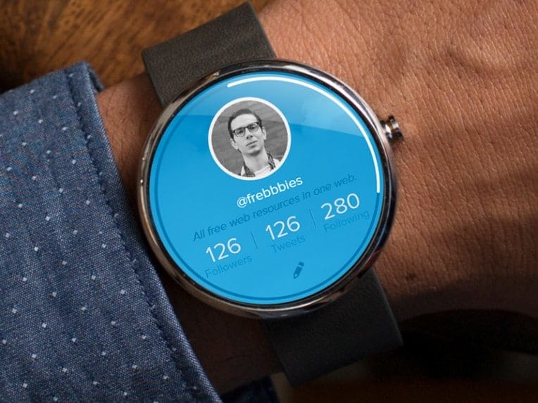 Twitter concept for Moto360