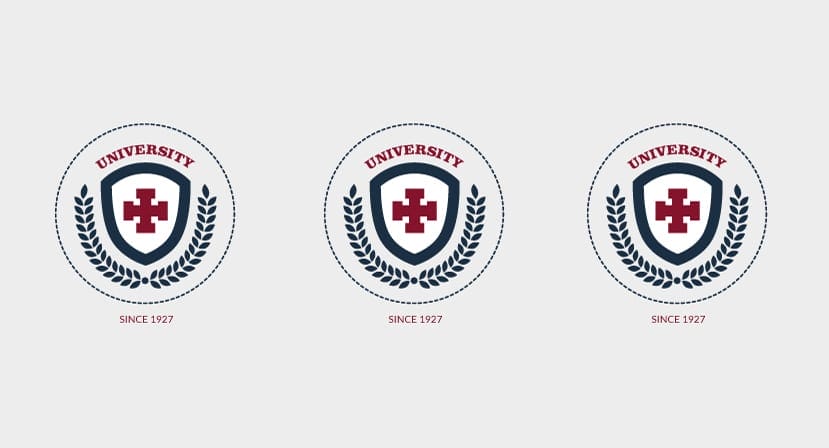 University Badge Vector