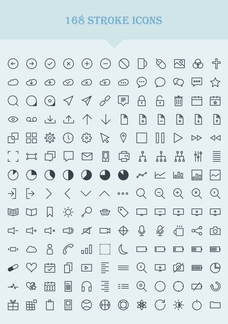 Vector Stroke Icons