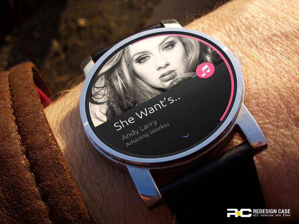 android watch ui psd